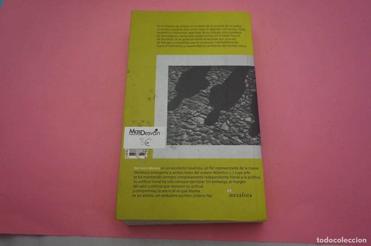Libros: 7B/ EL SOBRE NEGRO - NORMAN MANEA / METAFORA - Foto 6