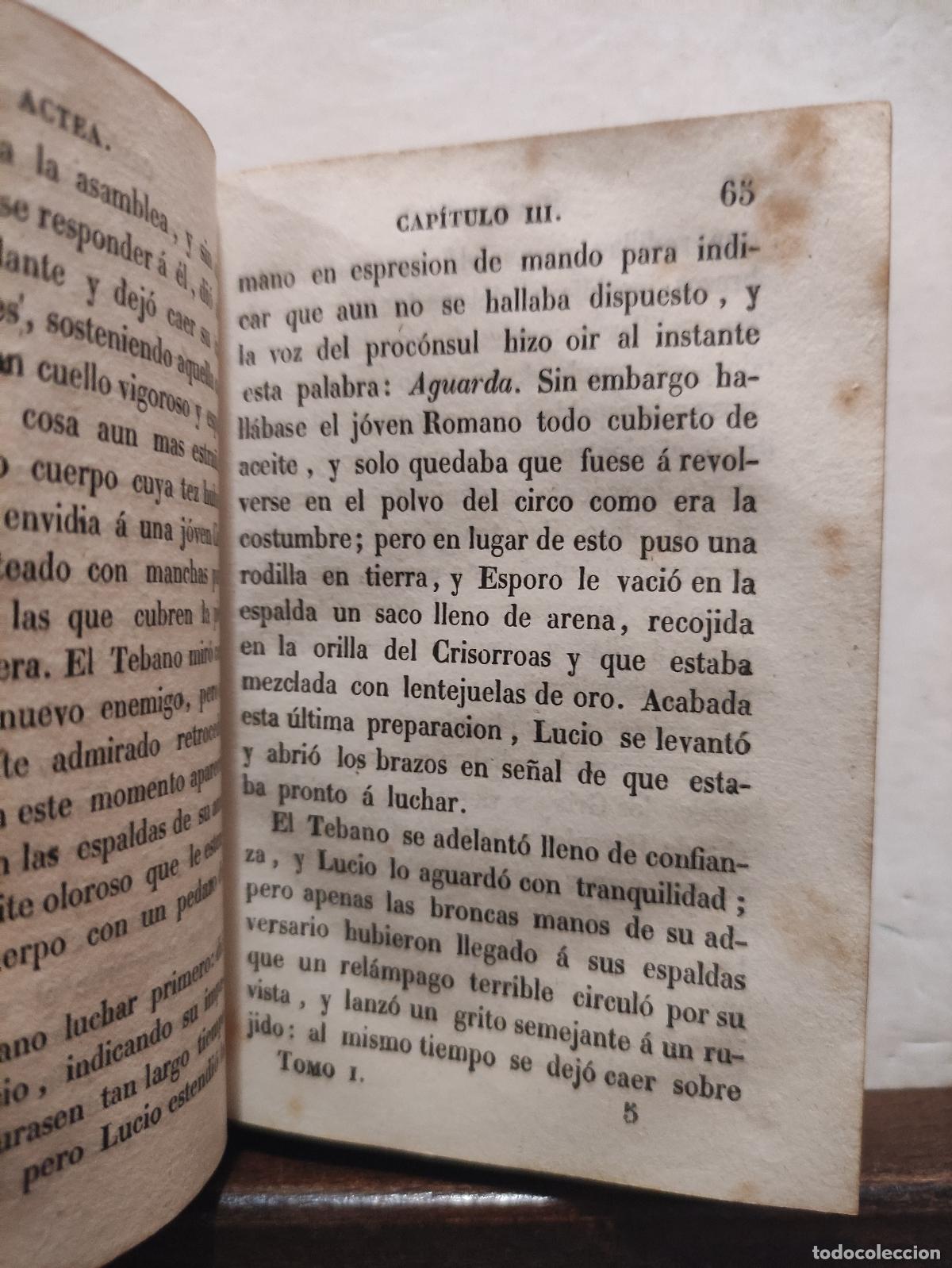 Libros: ACTEA - TOMO 1 DE 2 - ALEJANDRO DUMAS - 1842 - Foto 4