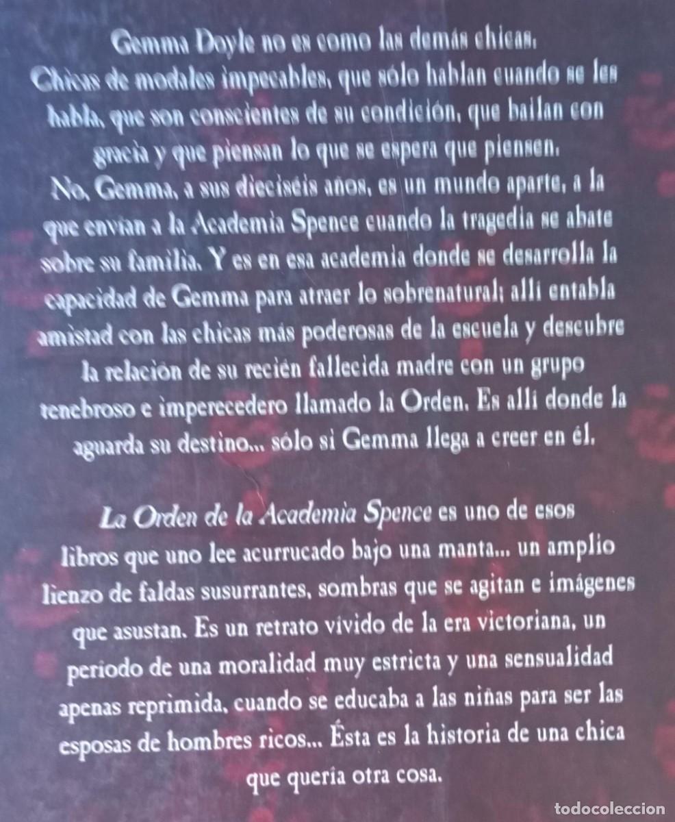 Libros: LA ORDEN DE LA ACADEMIA SPENCE - LIBBA BRAY - Foto 2