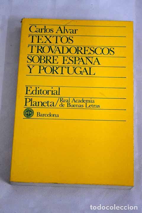 Libros: Textos trovadorescos sobre Espa&ntilde;a y Portugal - Foto 1