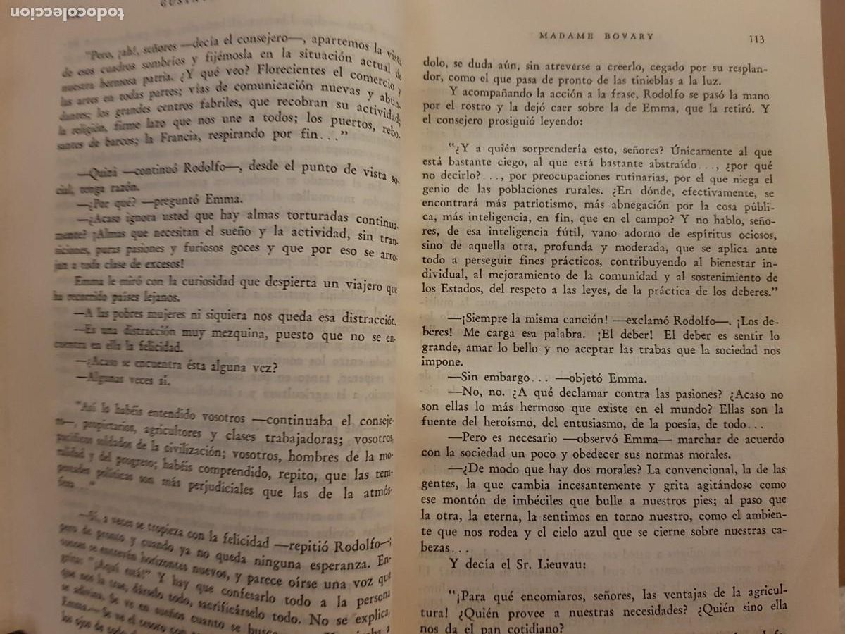 Libros: GUSTAVE FLAUBERT - NOVELAS COMPLETAS - EL ATENEO ED. - 1954 - Foto 9