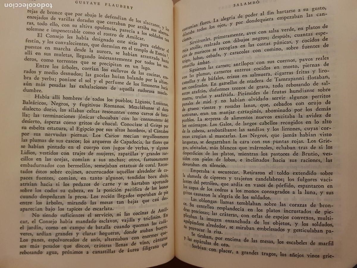 Libros: GUSTAVE FLAUBERT - NOVELAS COMPLETAS - EL ATENEO ED. - 1954 - Foto 11