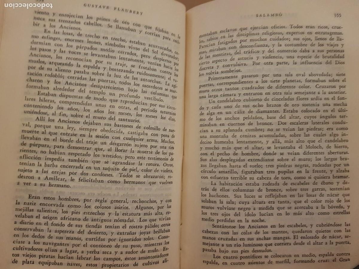 Libros: GUSTAVE FLAUBERT - NOVELAS COMPLETAS - EL ATENEO ED. - 1954 - Foto 12