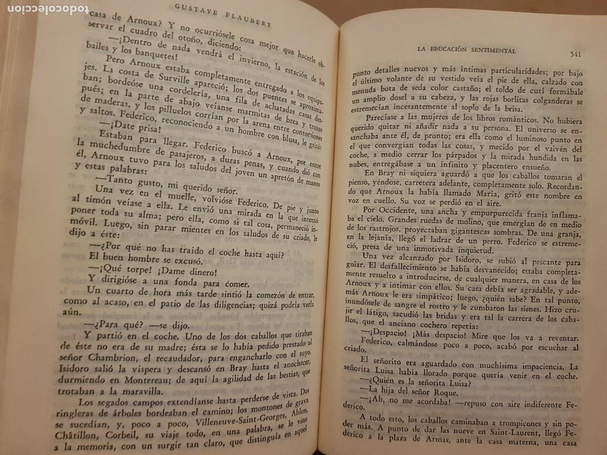 Libros: GUSTAVE FLAUBERT - NOVELAS COMPLETAS - EL ATENEO ED. - 1954 - Foto 14