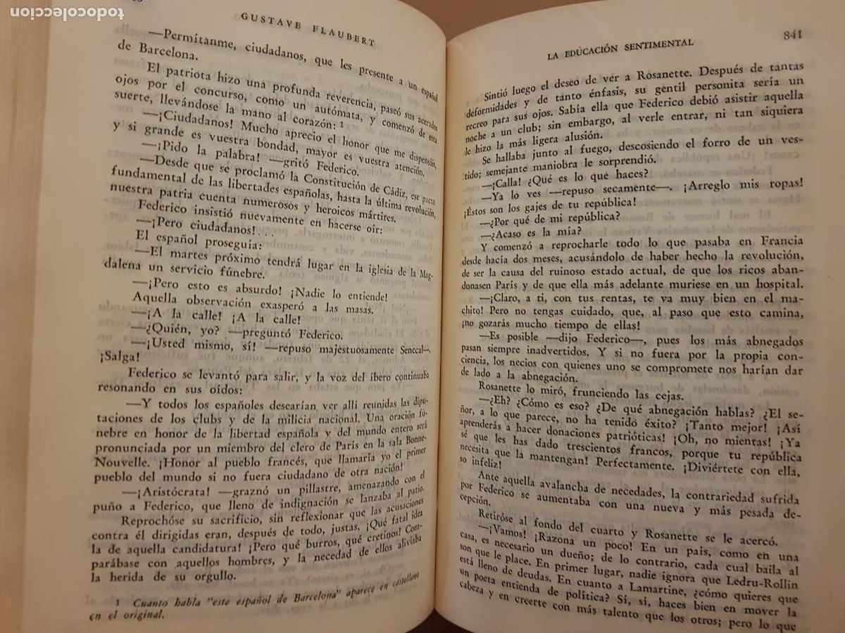 Libros: GUSTAVE FLAUBERT - NOVELAS COMPLETAS - EL ATENEO ED. - 1954 - Foto 18