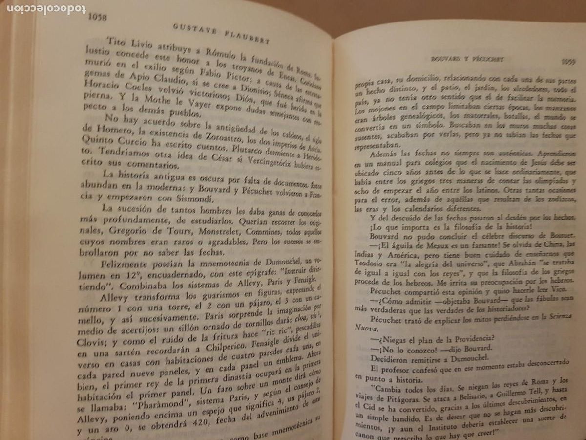 Libros: GUSTAVE FLAUBERT - NOVELAS COMPLETAS - EL ATENEO ED. - 1954 - Foto 20
