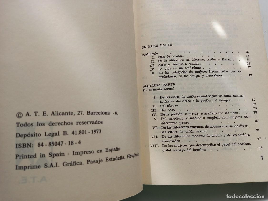 Libros: KAMA SUTRA. (Excelente estado). - Foto 9