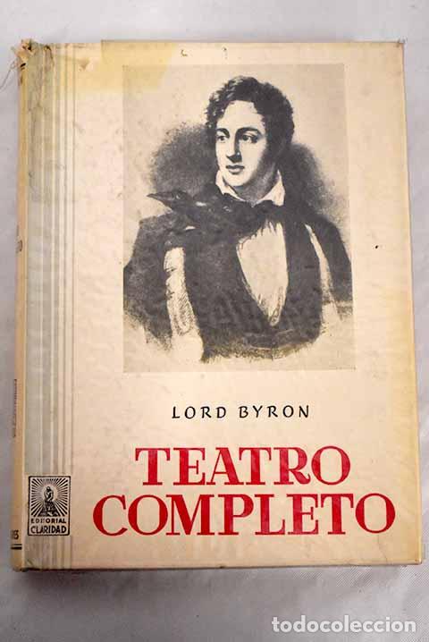 Libros: Teatro Completo.- Lord Byron - Foto 1