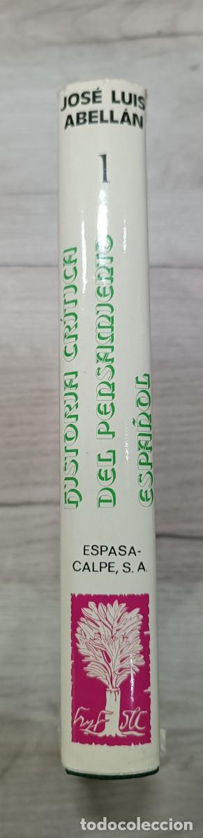 Libros: Historia critica del pensamiento espa&ntilde;ol