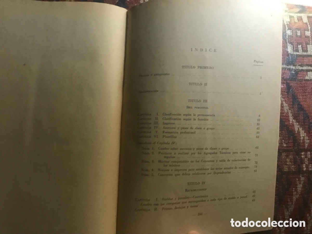 Libros: Reglamento de r&eacute;gimen interior de la Renfe. Junio 1962. - Foto 3