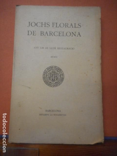 Libros: JOCHS FLORALS DE BARCELONA. MCMXI. - Foto 1