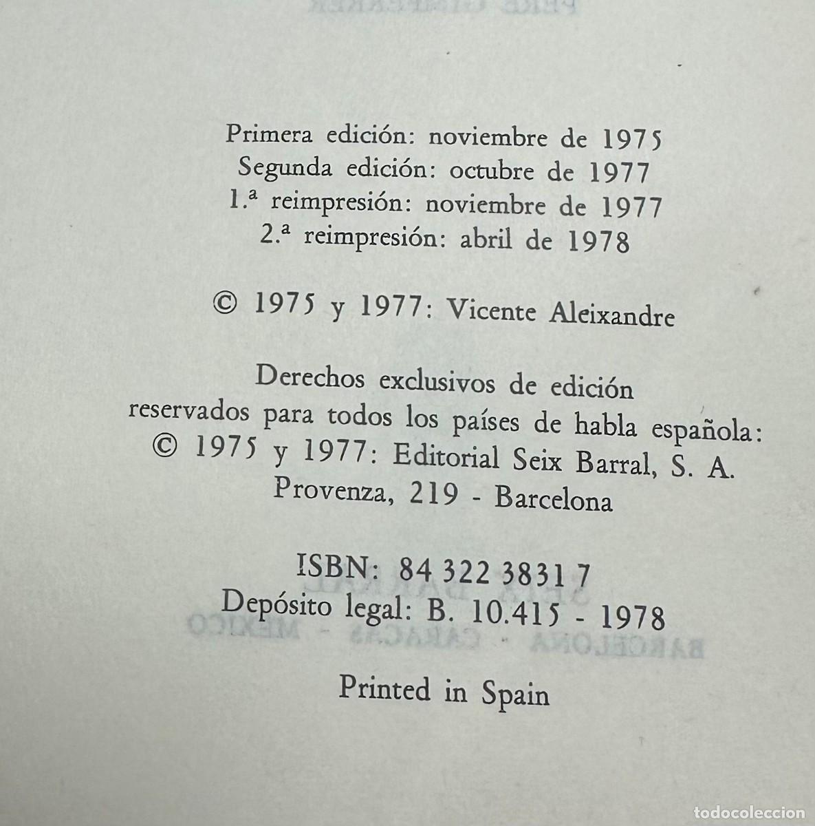 Libros: Antolog&iacute;a Total - Vicente Aleixandre - Foto 3