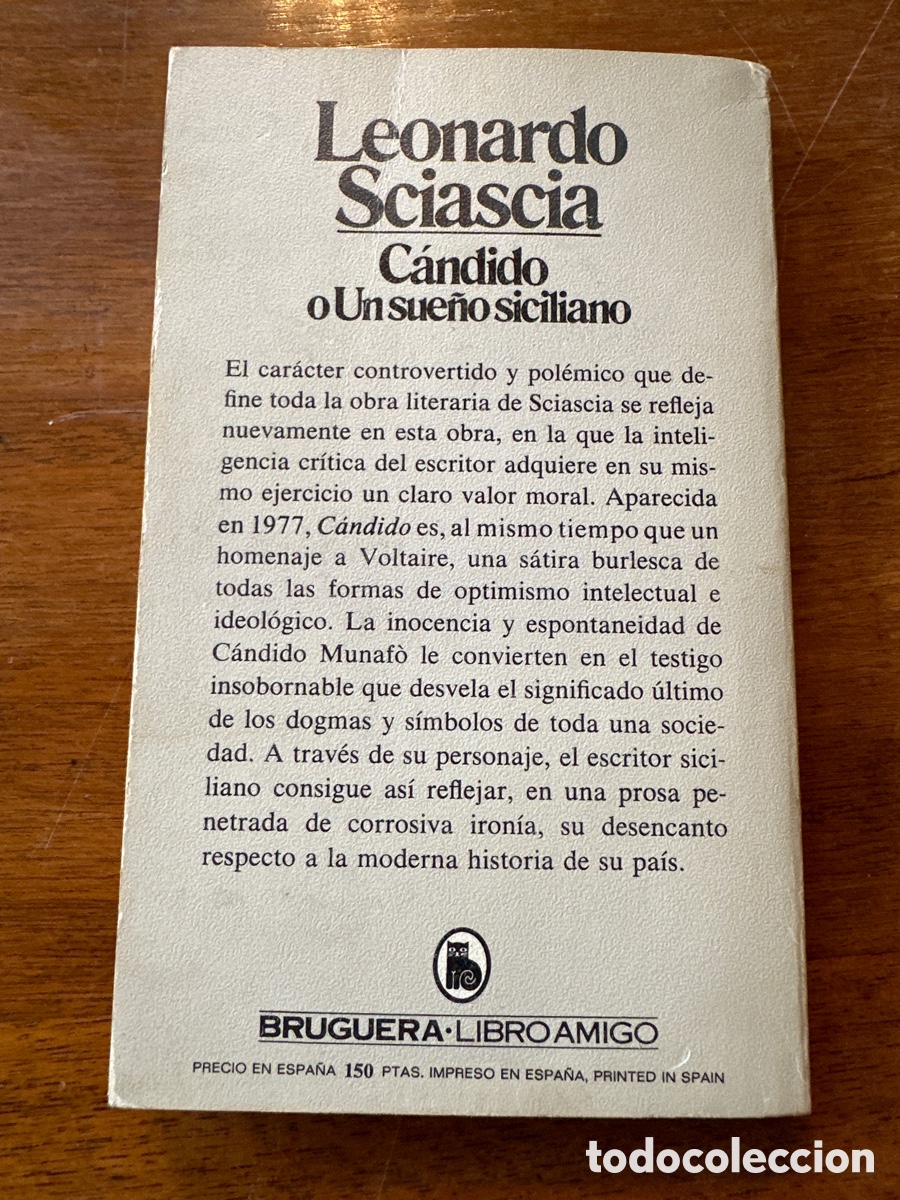 Libros: CANDIDO O UN SUE&Ntilde;O SICILIANO LEONARDO SCIASCIA - Foto 6