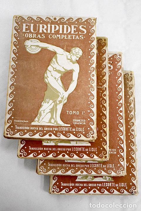 Libros: Obras completas.- Eur&iacute;pides - Foto 1