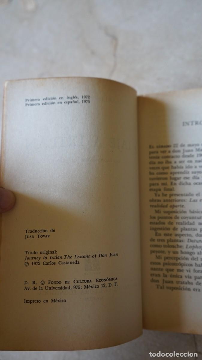 Libros: VIAJE A IXTL&Aacute;N - Carlos Castaneda - PRIMERA EDICION! - Foto 2