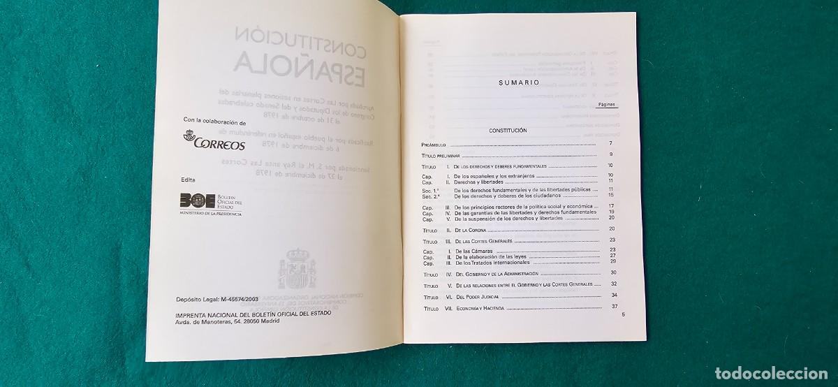 Libros: LIBRO CONSTITUCION ESPA&Ntilde;OLA (2003) 25 ANIVERSARIO - Foto 3
