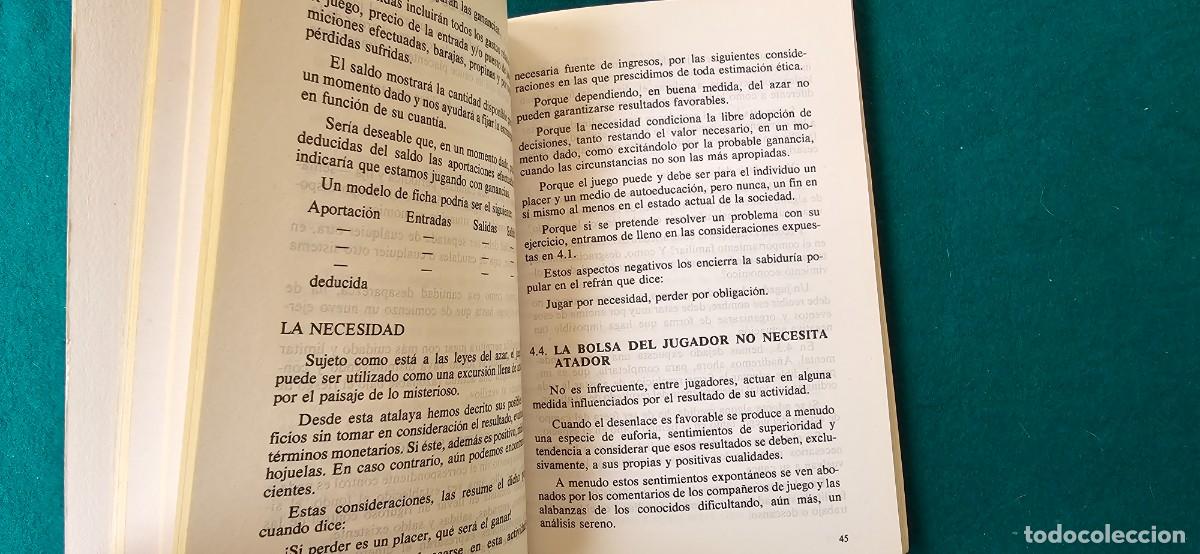Libros: LIBRO LAS REGLAS DE ORO DEL JUGADOR (1988) GARY ZANARI - Foto 4