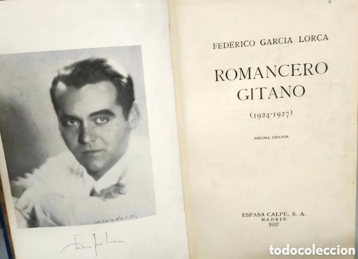 Libros: ROMANCERO GITANO.FEDERICO GARC&Iacute;A LORCA(1924-1927)
