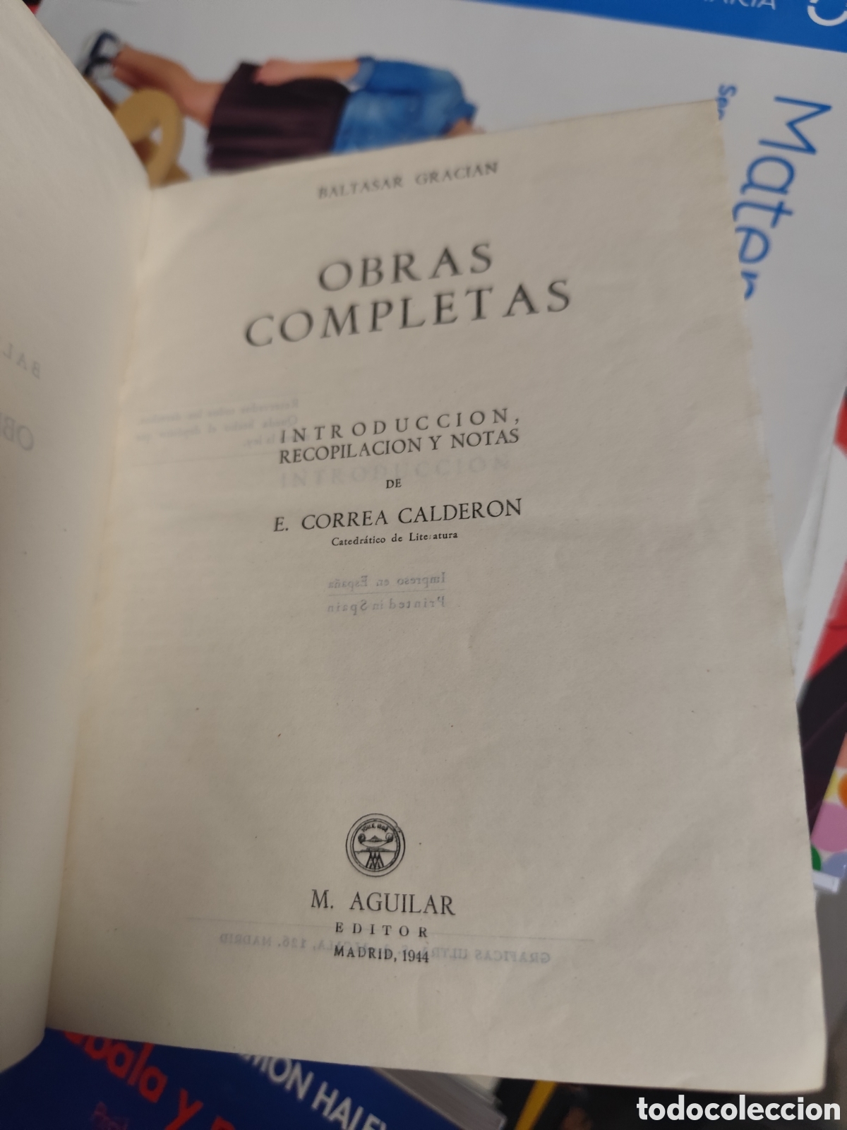 Libros: Obras Completas - Gracian, Baltazar - Foto 3