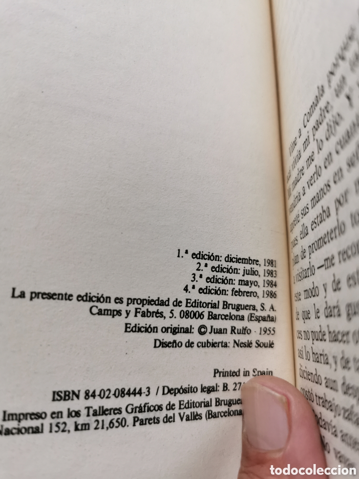 Libros: JUAN RULFO. PEDRO P&Aacute;RAMO. BRUGUERA . SIN LEER - Foto 4