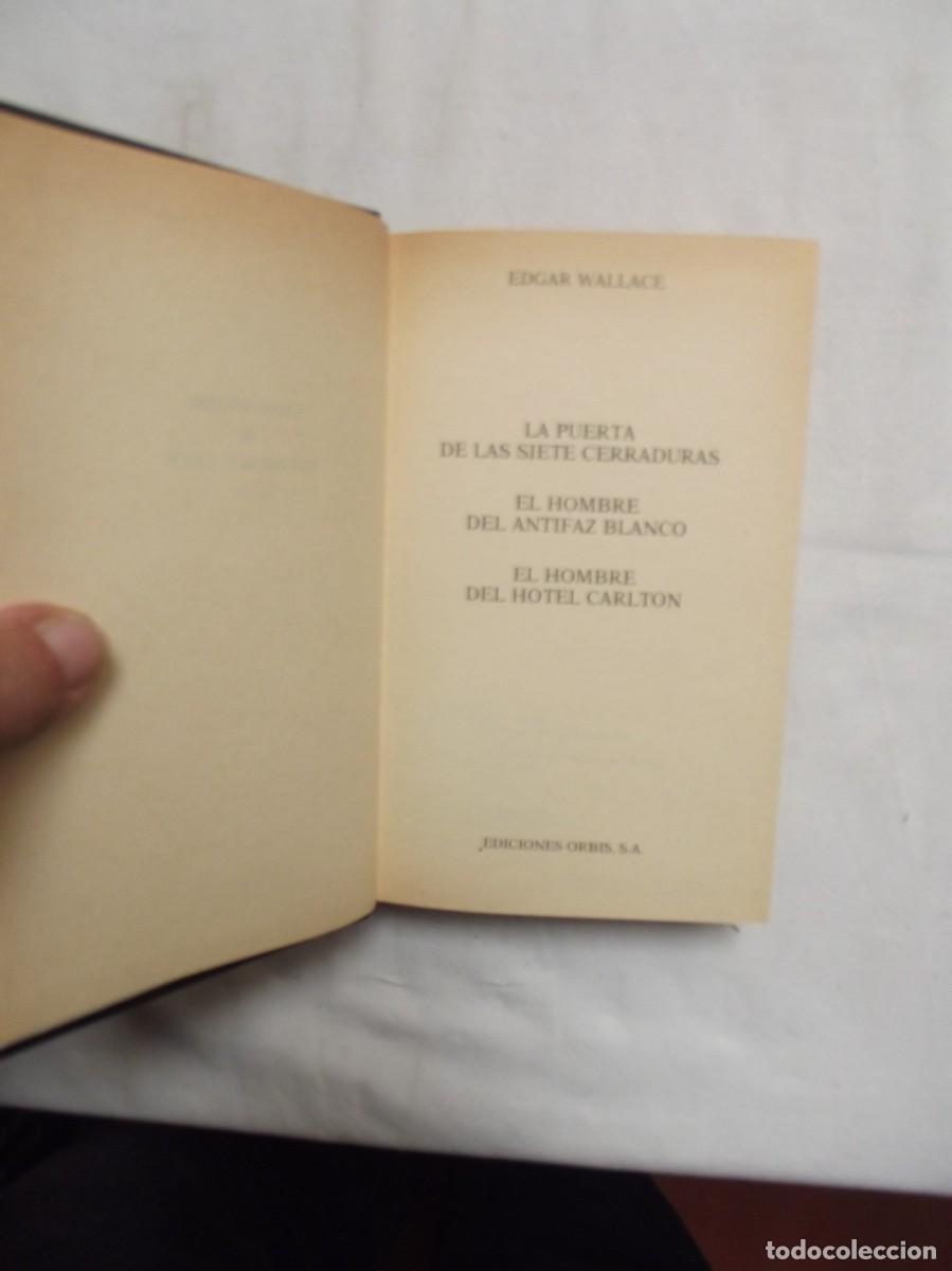 Libros: TRES TITULOS DE EDGAR VALLACE - Foto 2