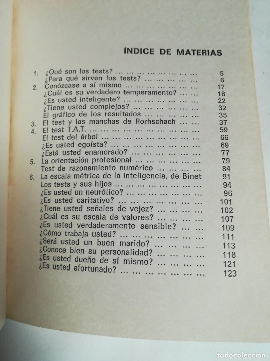 Libros: Los Tests, Georges Lorpais, Ediciones Rodegar - Foto 5