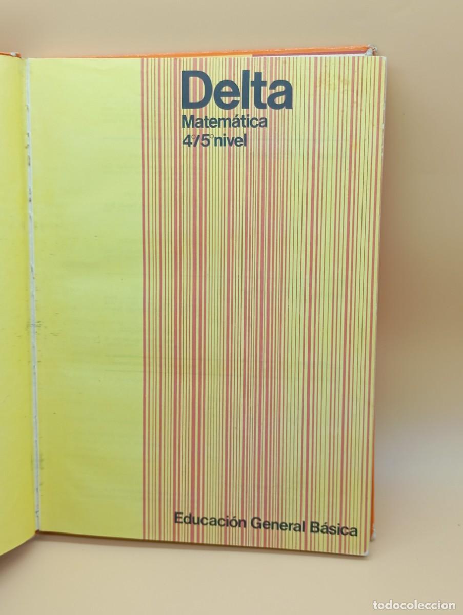 Libros: DELTA 4/5 MATEMATICAS, EDUCACION SANTILLANA E.G.B - Foto 3