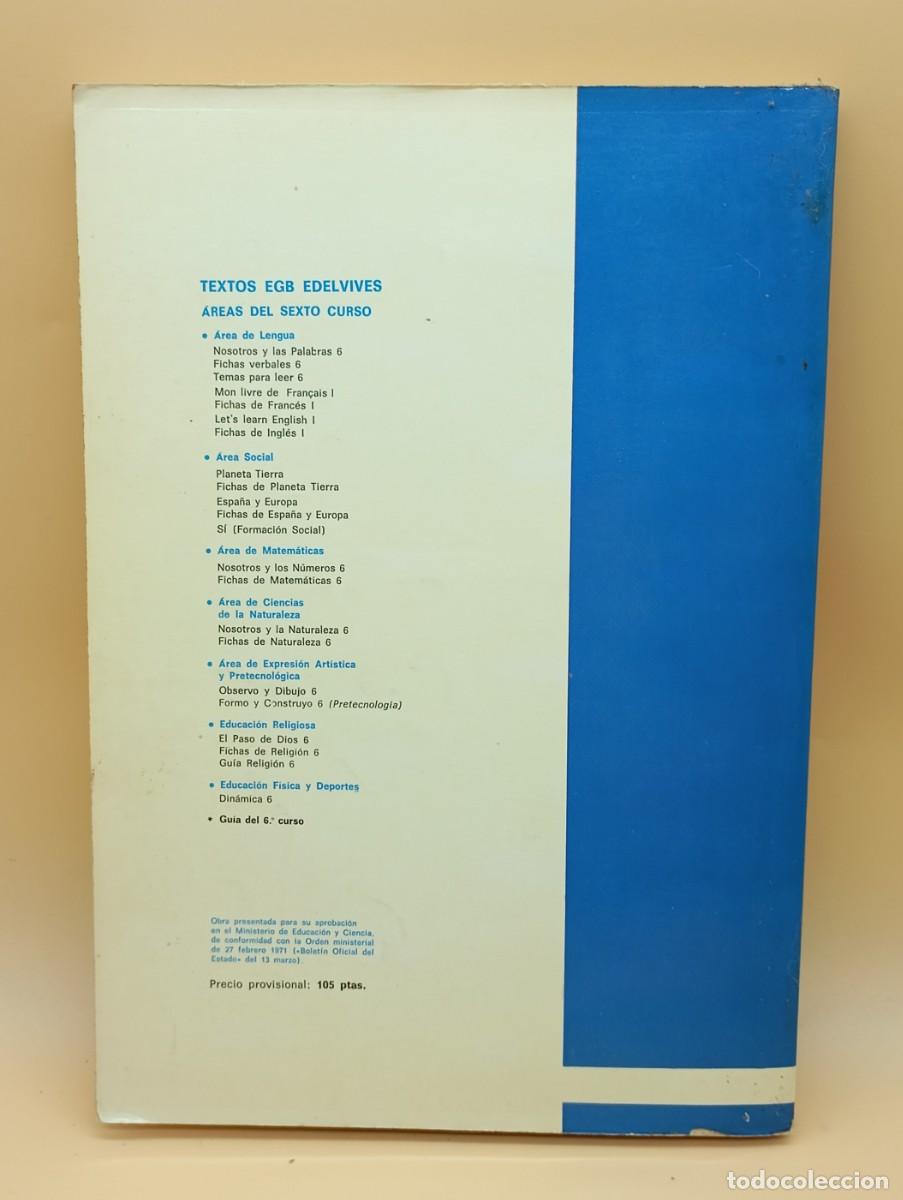 Libros: PLANETA TIERRA, 6 E.G.B EDELVIVES - Foto 4