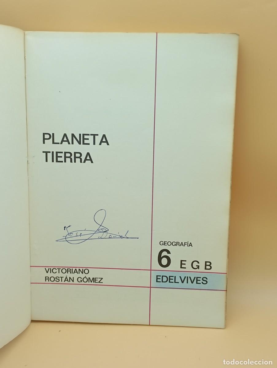 Libros: PLANETA TIERRA, 6 E.G.B EDELVIVES - Foto 5