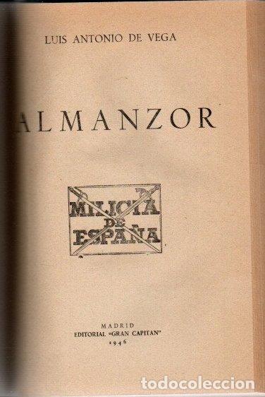 Libros: Almanzor - Vega, Luis Antonio de - Foto 1