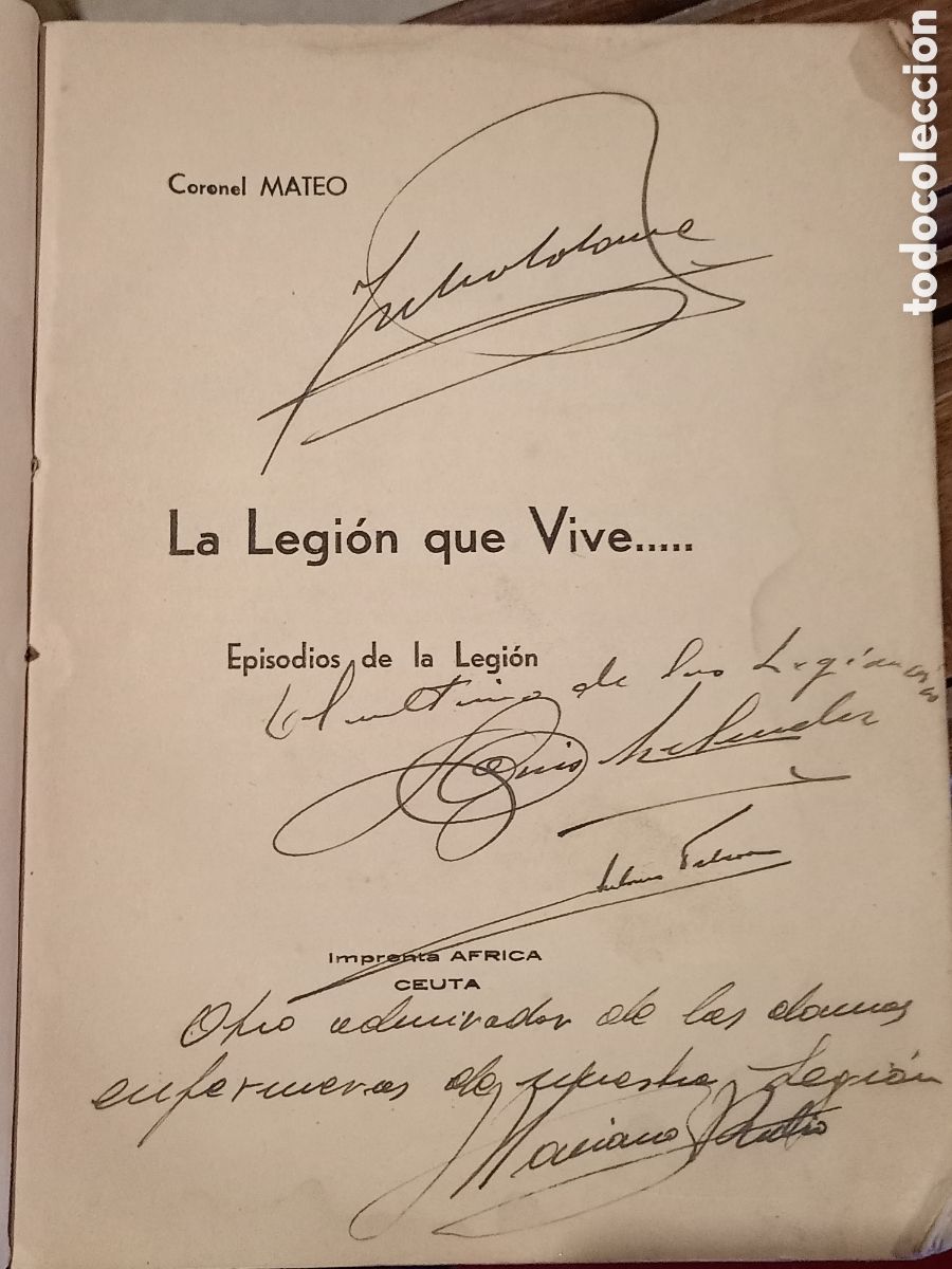Libros: La Legi&oacute;n que vive por el coronel Mateo - Foto 1
