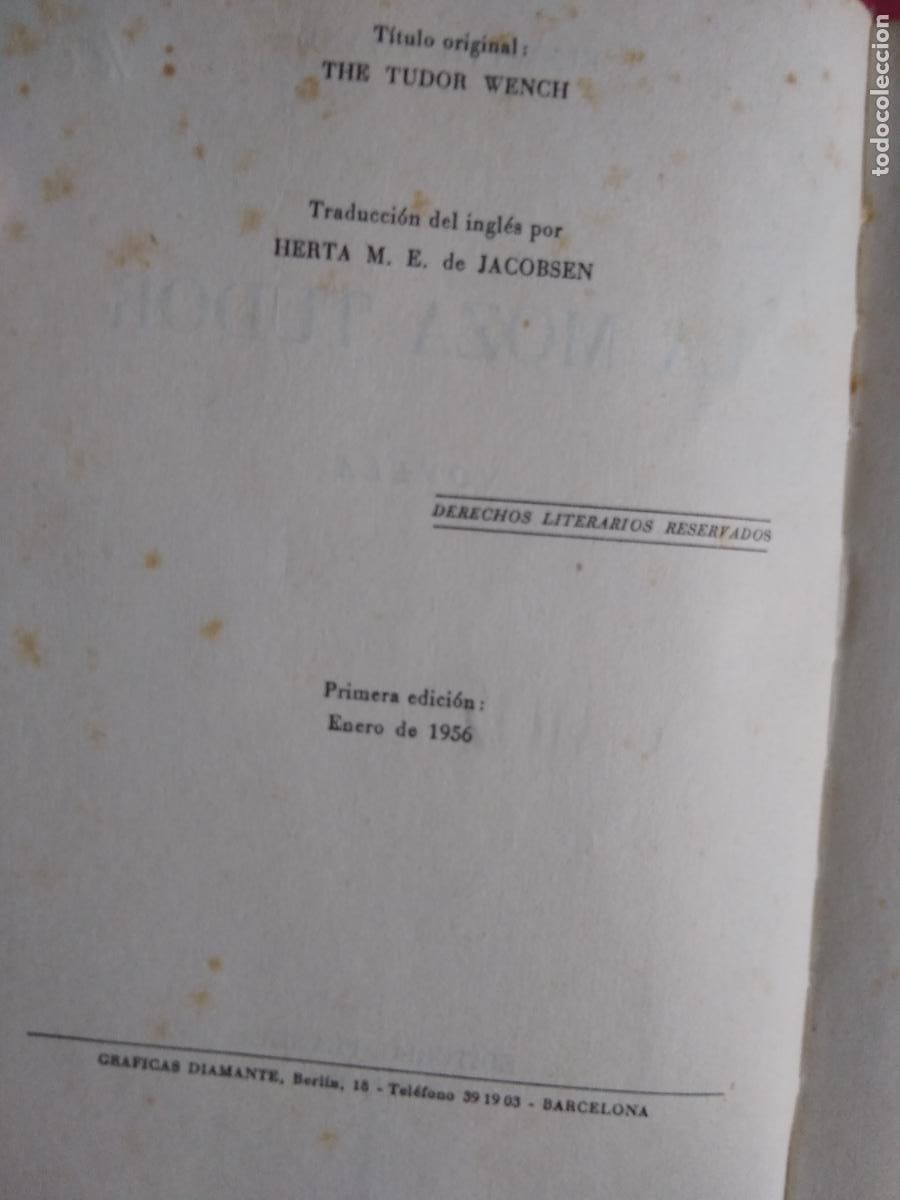 Libros: La Moza Tudor Elswyth Thane L.4349-165 - Foto 3