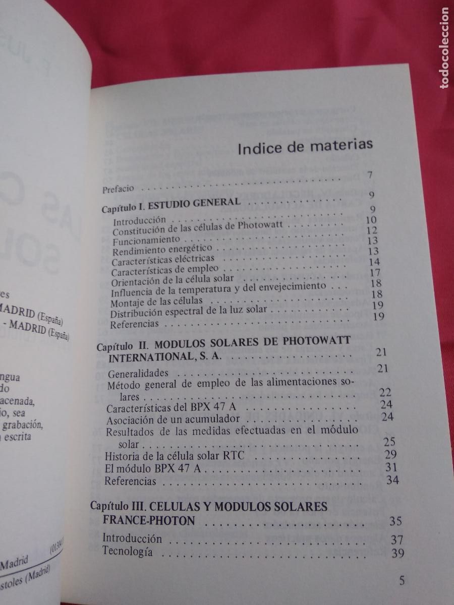 Libros: Las celulas solares F. Juster L.4349-176 - Foto 2