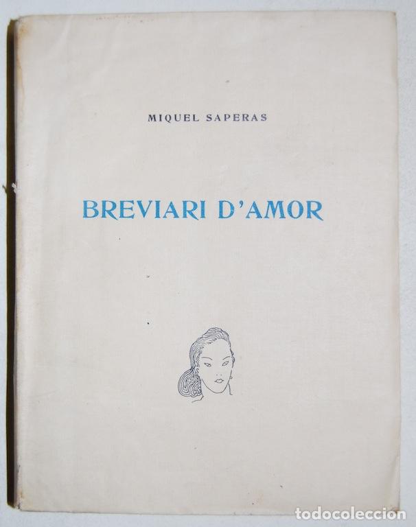 Libros: BREVIARI DAMOR - SAPERAS, Miquel - Foto 1