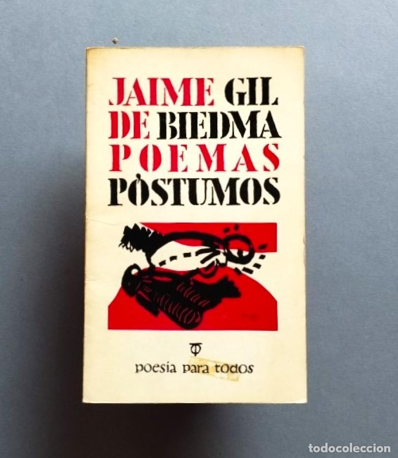 Libros: POEMAS P&Oacute;STUMOS. - GIL DE BIEDMA, Jaime. - Foto 1