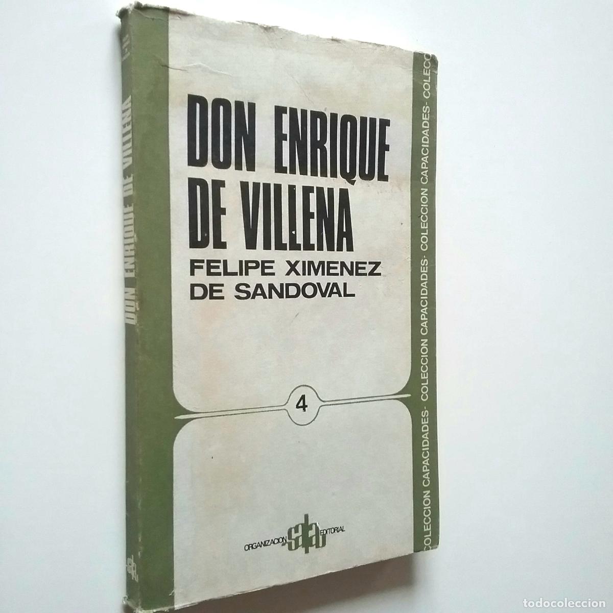 Libros: Felipe Xim&eacute;nez de Sandoval - Don Enrique de Villena - Foto 1