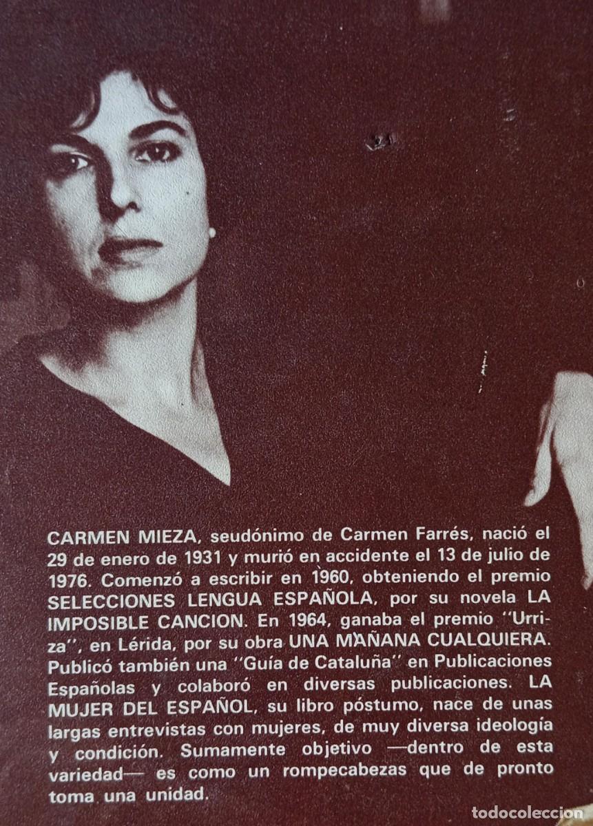 Libros: LA MUJER DEL ESPA&Ntilde;OL - CARMEN MIEZA - Foto 2