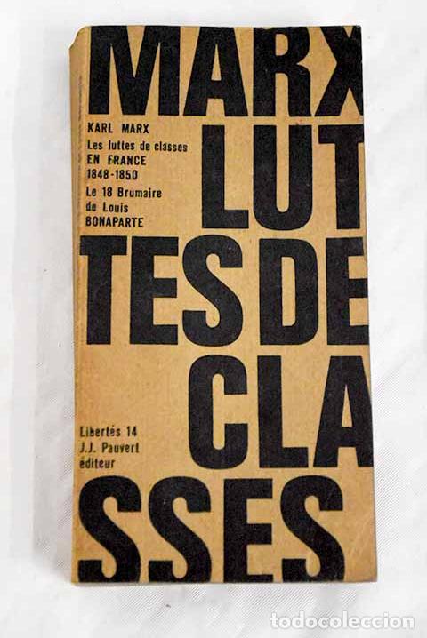 Libros: Les luttes de classes en France.- Marx, Karl - Foto 1