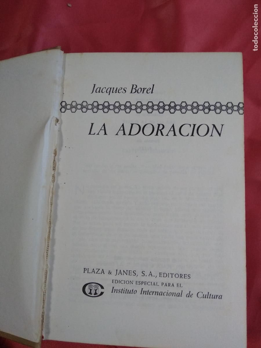 Libros: La adoraci&oacute;n Jacques Borel L.4349-199 - Foto 5