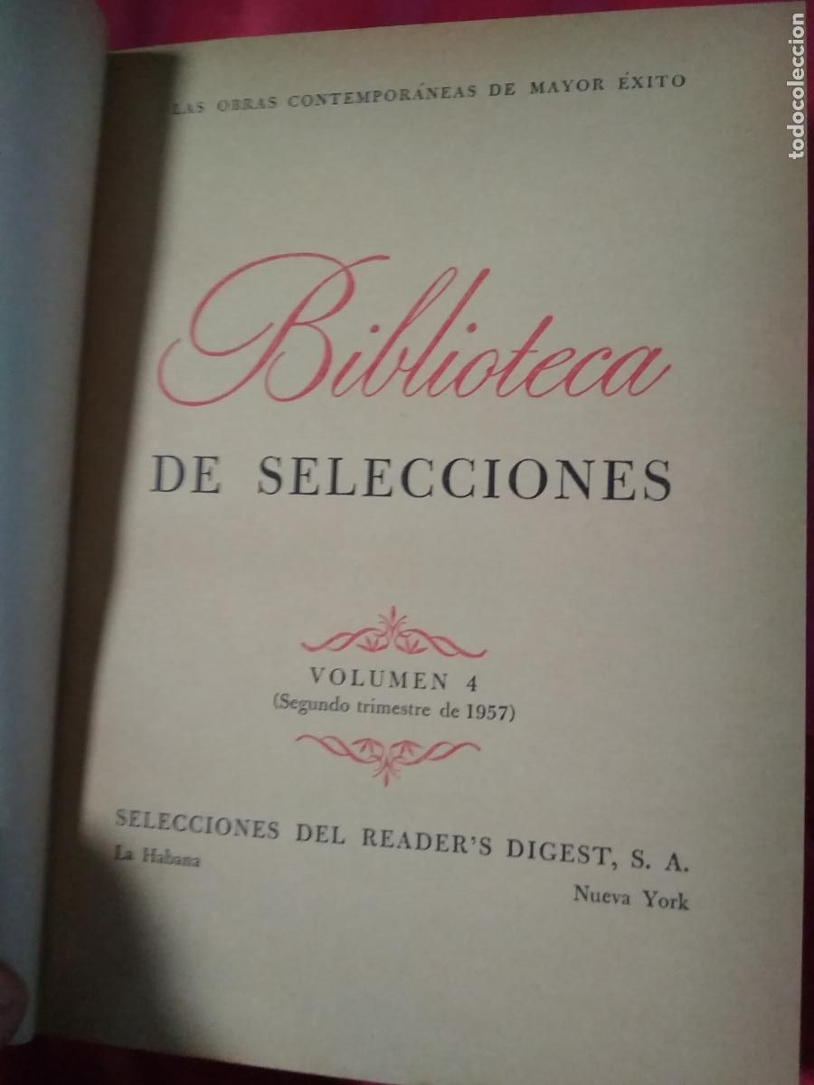 Libros: Biblioteca de selecciones Vol 4 L.13773-1576 - Foto 3