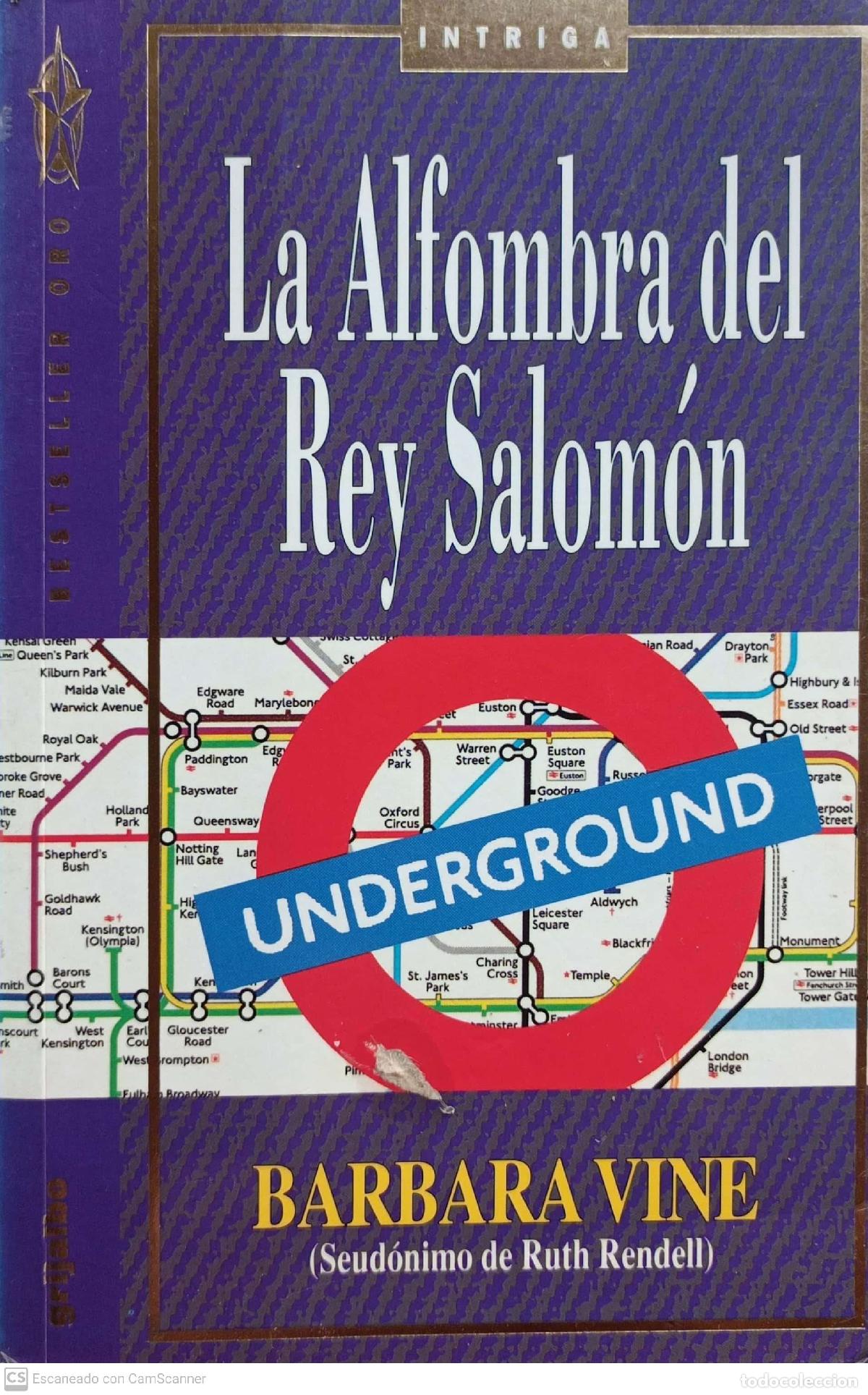 Libros: La alfombra del Rey Salom&oacute;n - Barbara Vine - Foto 1