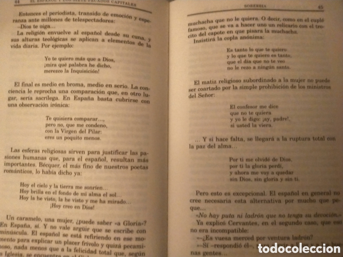 Libros: Fernando D&iacute;az -Paja.El espa&ntilde;ol y los 7 pecados capitales. - Foto 3