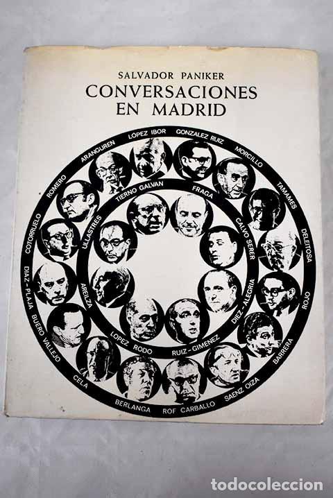 Libros: Conversaciones en Madrid.- P&aacute;niker, Salvador - Foto 1