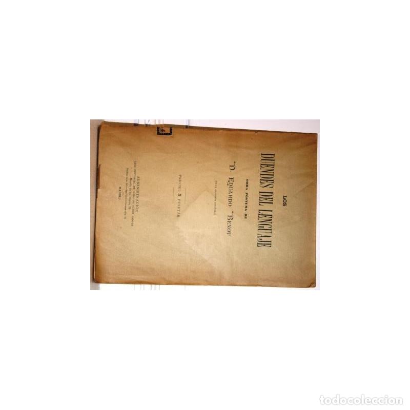 Libros: LOS DUENDES DEL LENGUAJE - BENOT, Eduardo - Foto 1