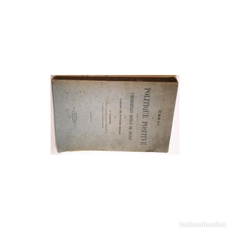 ESSAI DE POLITIQUE POSITIVE - BARNICH, G.