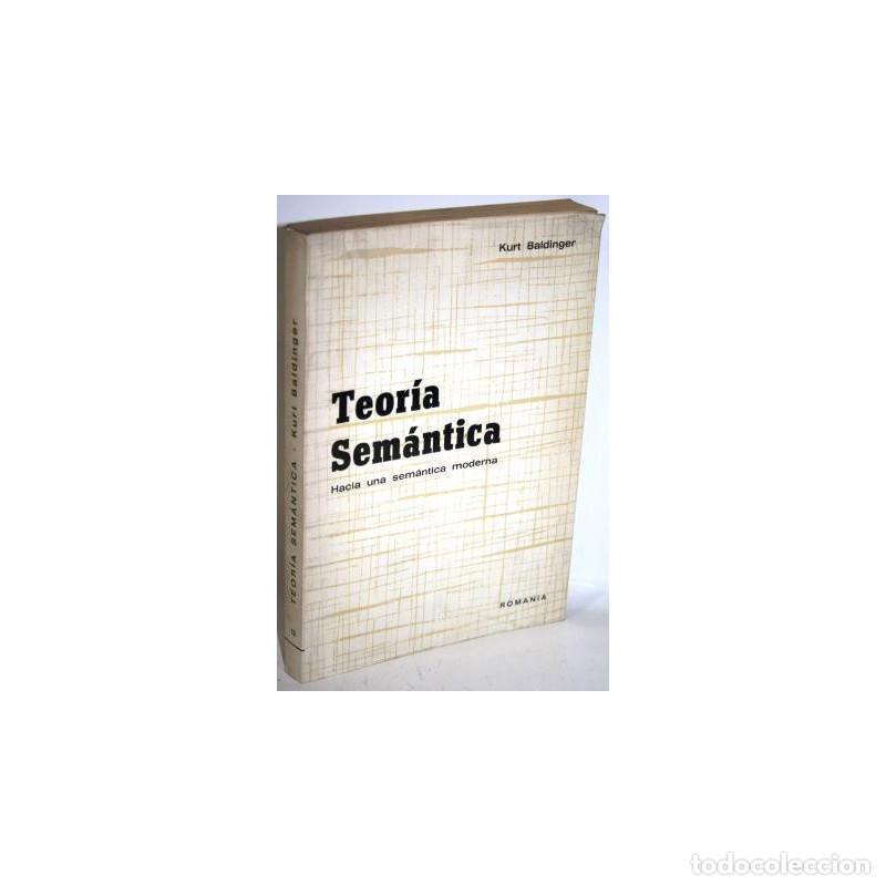 Libros: TEOR&Iacute;A SEM&Aacute;NTICA - BALDINGER, Kurt - Foto 1