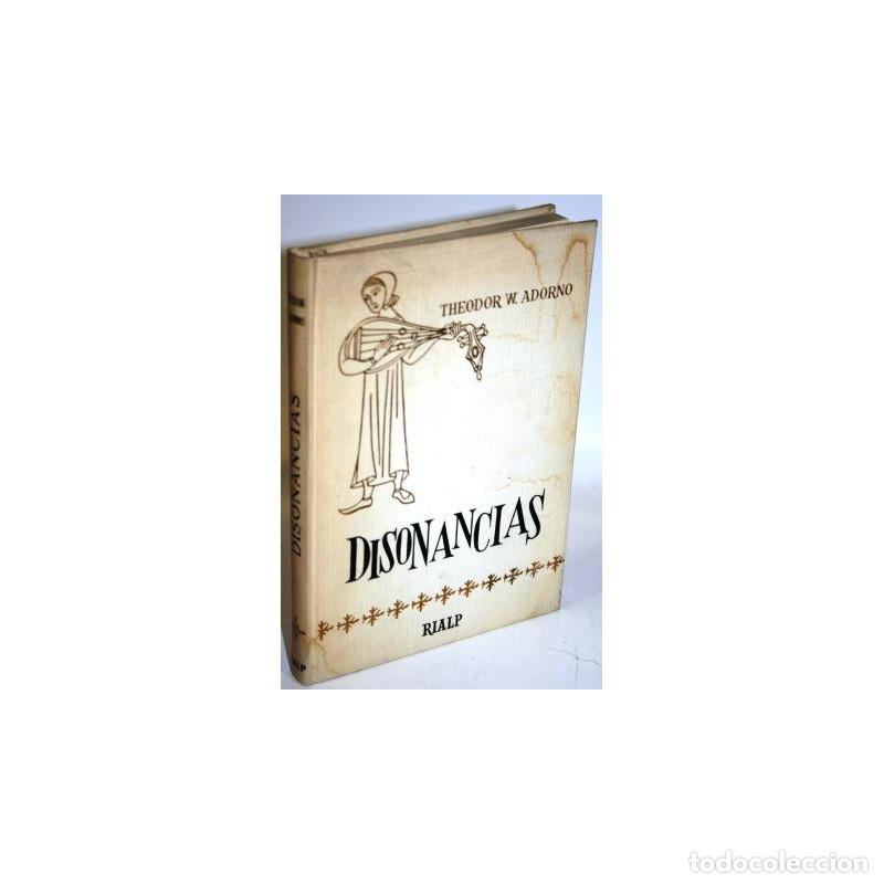 Libros: DISONANCIAS - ADORNO, Theodor W. - Foto 1