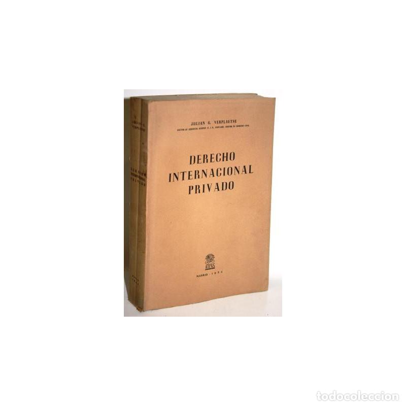 Libros: DERECHO INTERNACIONAL PRIVADO - VERPLAETSE, Julian G. - Foto 1