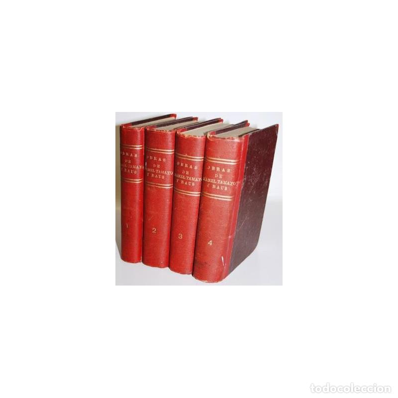 Libros: OBRAS. 4 TOMOS - TAMAYO Y BAUS, Manuel - Foto 1