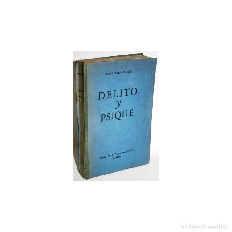 Libros: DELITO Y PSIQUE - ABRAHAMSEN, David - Foto 1